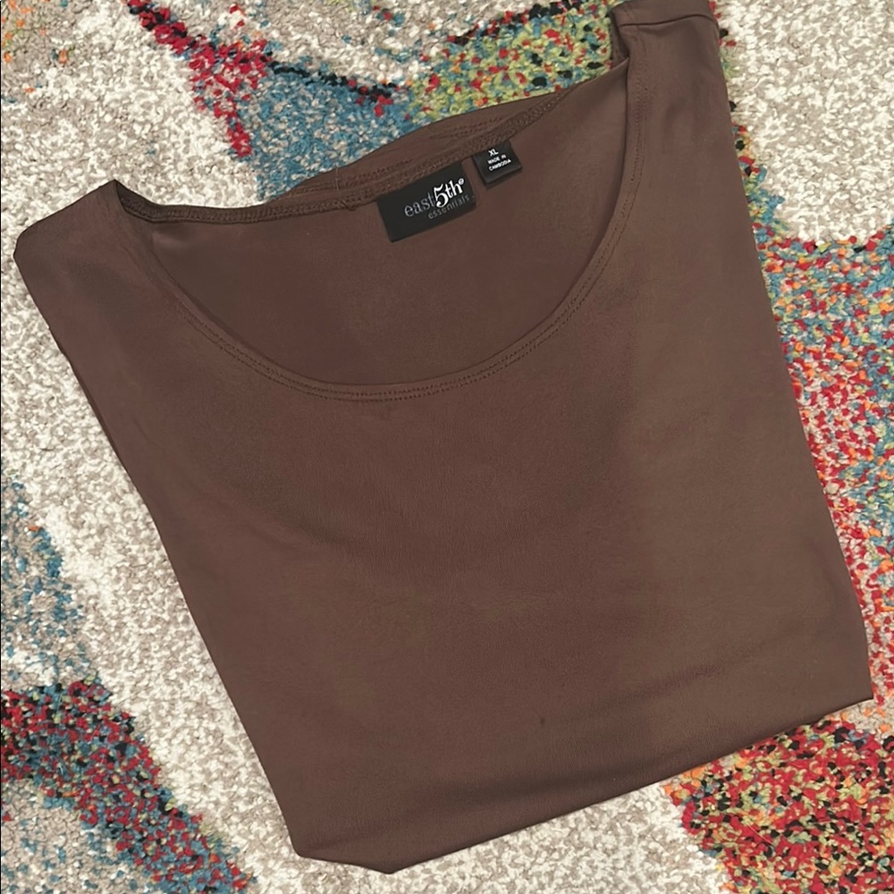 East 5th Brown Short Sleeve Tee